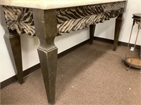 Huge Marble top entryway table