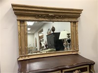 Exquisite Gold mantle mirror