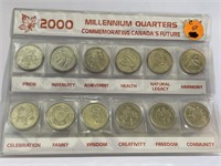 2000 CANADIAN QUARTER SET