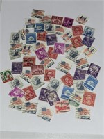 LOT OF 50+ US STAMPS