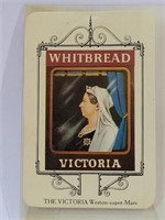 WHITBREAD CARD "THE VICTORIA" WESTON-SUPER MARE