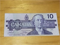 CANADIAN 1989 $10.00 DOLLAR NOTE