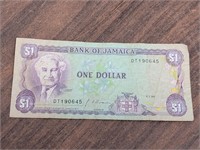 1990 JAMACAN $1.00 DOLLAR NOTE