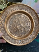 Handmade in Iran Heavy Brass Plate