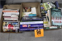 (3) Boxes of Books & Magazines