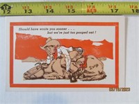 Vintage Postcard 30/40s Babcock Buorough Western