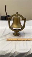 HEAVY Bronze or Brass Bell Signed
