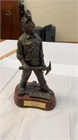 Gary Prazen Bronze Sculpture Coal Miner