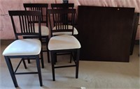 DISMANTLED TABLE & 4 CHAIRS