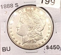 1888-S Morgan Silver Dollar BU