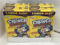 (2x Bid) 4 Pk Cap'n Crunch Berries 16.8 Oz Cereal