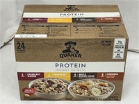 (3x Bid) Quaker 24 Ct Protein Instant Oatmeal