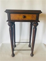 Vintage 24.5 Side Table Wood & Metal Side Table