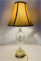 Gorgeous Glass and Table Lamp/29”H