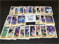 1990 Fleer Baseball Cards Kansas City Royals