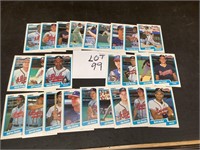 1990 Fleer Baseball Cards Atlanta Braves