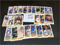 1990 Fleer Baseball Cards Houston Astros
