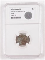 RGS F+ Alexander III Ancient Roman Coin