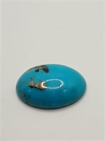 CERT 30.70 Ct Cabochon Turquoise, Oval Shape, IGL&