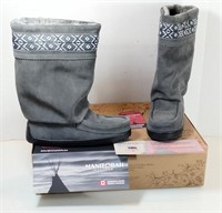 NEW Manitobah Mukluks Boots (Size: L08, Charcoal)