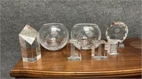 7 presentation crystal awards