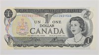 1973 Bank of Canada $1 CUNC