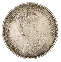 1912 Canada 5 Cent Coin  92.5% Silver