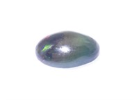 2.24  Black Fire Opal Welo Mines Oval Cabochon