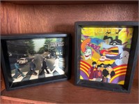 The Beatles 3-D flicker framed pictures