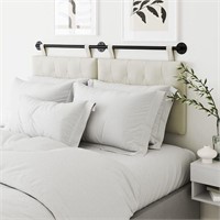 Nathan James Queen Wall Mount Headboard, White