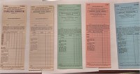 WW2 US 5 Ration Credits Deposit Slips Sale.19W2V2