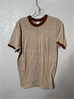 Vintage JCPenney Towncraft Brown Ringer Shirt