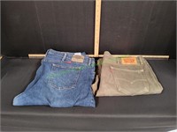 Levi & Wrangler 40x32 Jeans