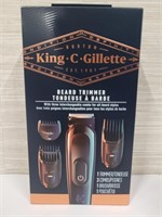 King C. Gillette Cordless Beard Trimmer Kit New