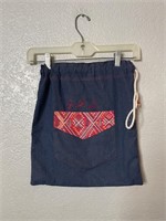 Vintage Denim Pouch Bag