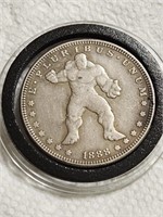 US RARE Hobo 1888 Morgan Silver Dollar.Cb6G