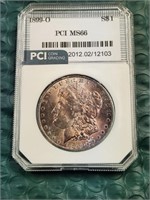 US Silver Morgan Dollar 1899-O PCI MS66.Hb9A50