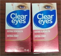 2X15 ML CLEAR EYES EXTRA STRONG - 03/24