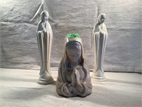 3 Religous Ceramic figures