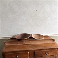 Wooden Bowls & Tray