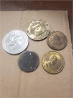 5 Tokens worth $55++,in good condition,IC3F