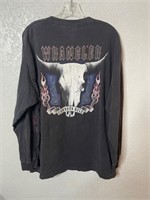 Vintage Wrangler Bull Skull Shirt