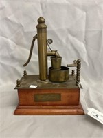 Walter Armacost Folk Art Brass Water Pump