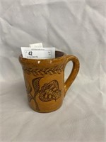 Foltz Pottery Redware Mug