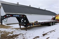 2013 LOAD TRAIL 30' FLAT BED TRAILER