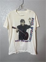 Vintage 1990 Paul McCartney World Tour Shirt