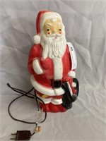 Vintage Lighted Blow Mold Santa Claus