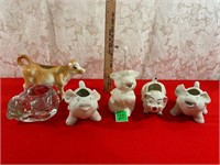 Collectible Glass & Ceramic Animal Figurines