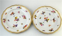 Pair of Meissen Plates (A)