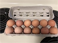 Dozen fresh eggs